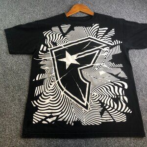 Famous Stars and Straps Shirt Mens M Black Big Logo Money Streetwear Y2K